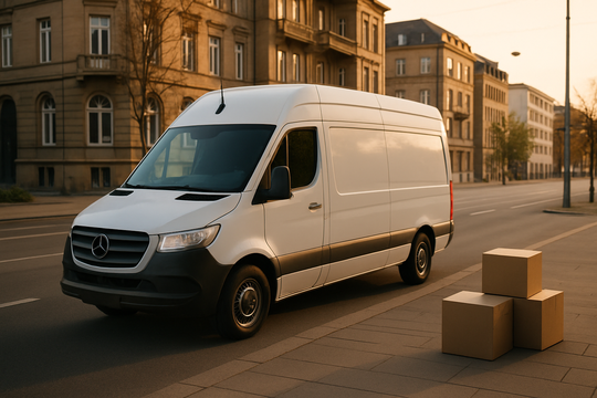 Express Möbeltransport Stuttgart – weißer Mercedes Sprinter